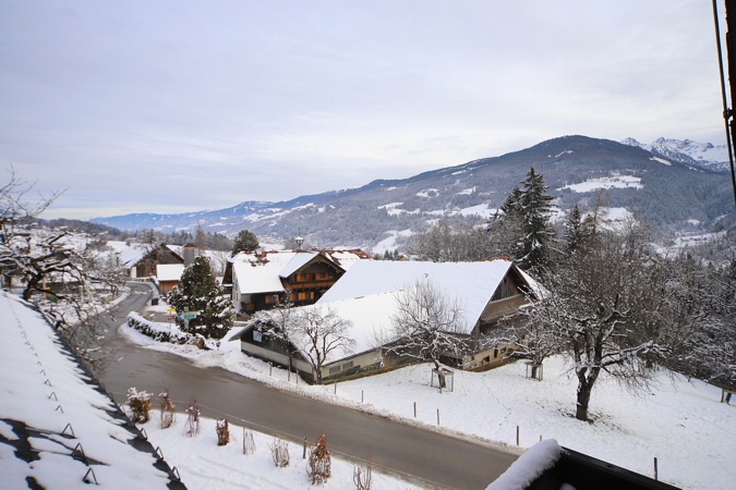 Aussicht vom Balkon